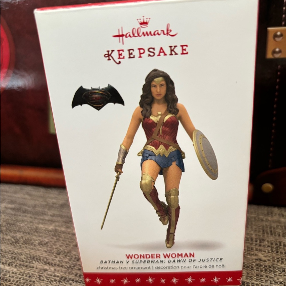 Hallmark Keepsake Wonder Woman Ornament in Red, Blue, and Gold